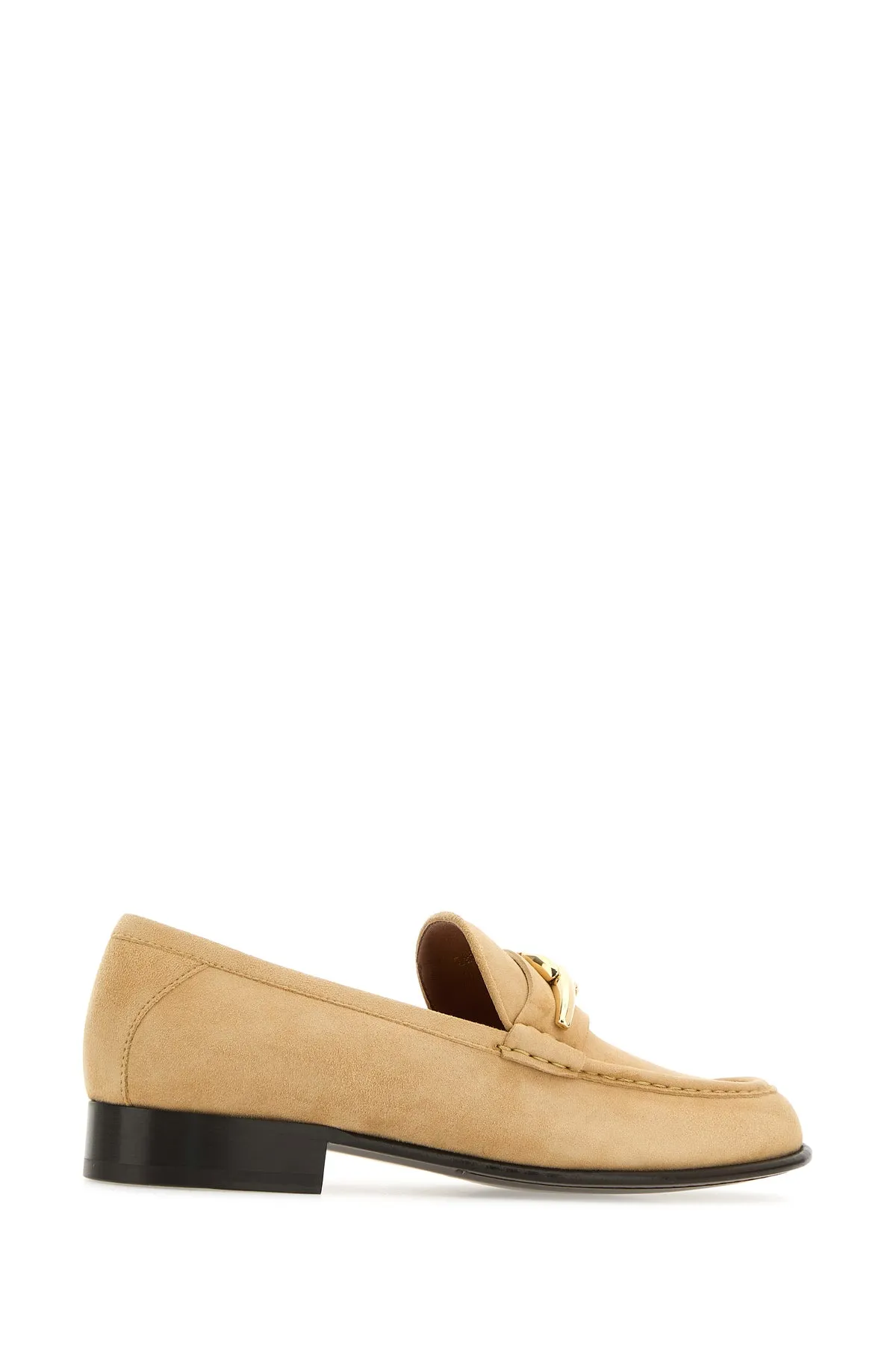 Beige suede VLogo The Bold Edition loafers