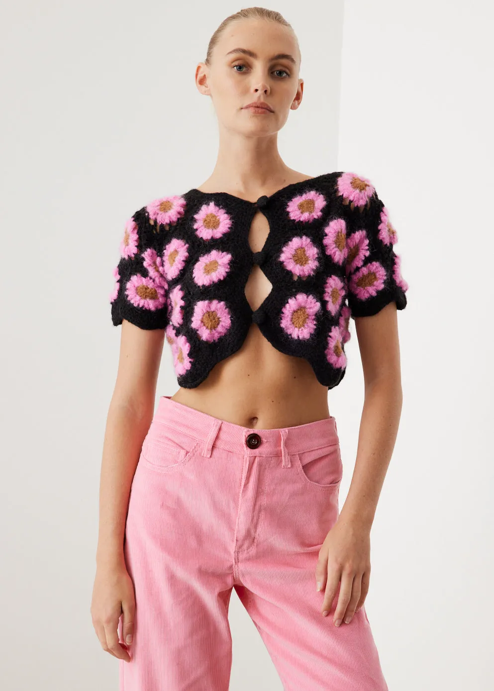 Berna Crochet Top