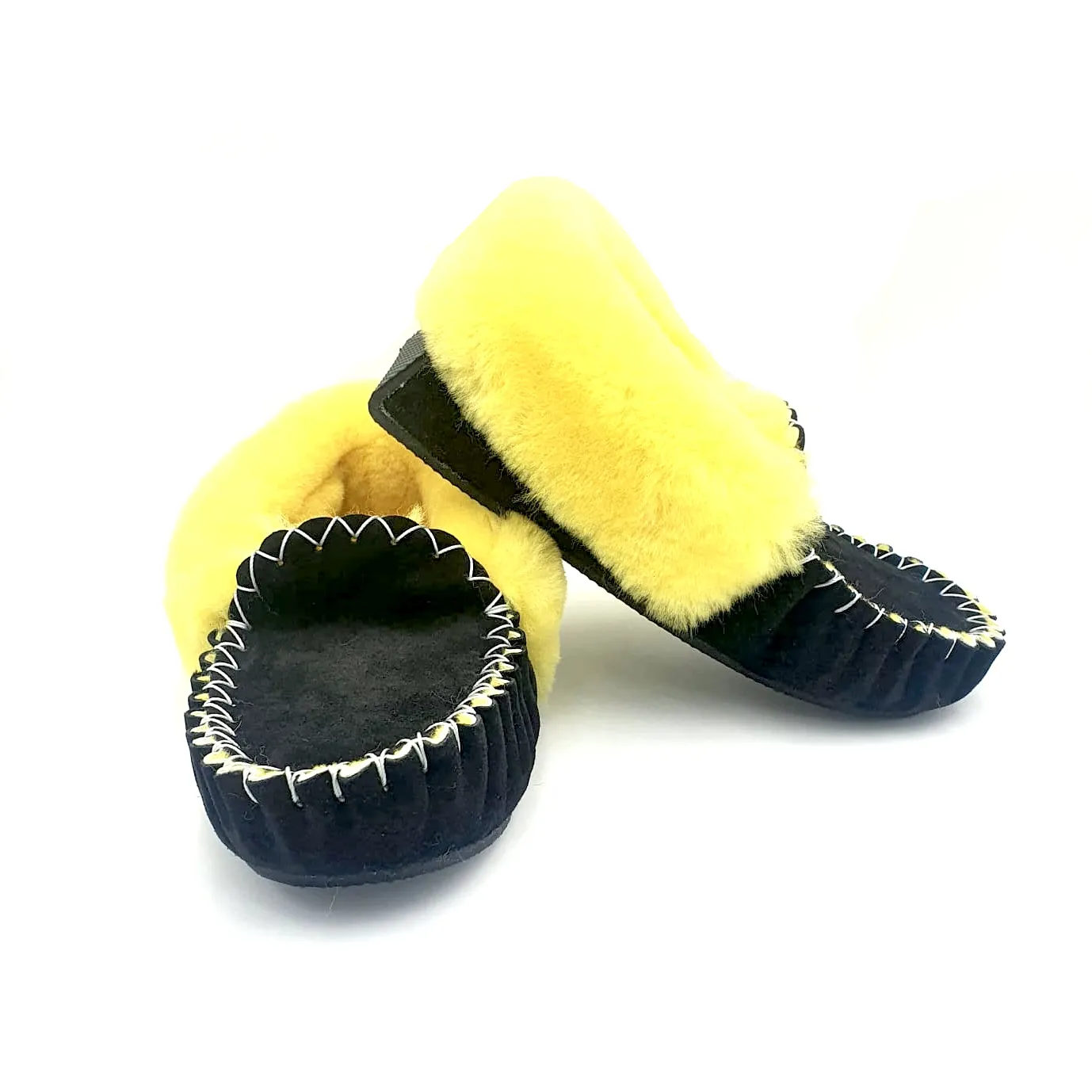 Black & Yellow Moccasins