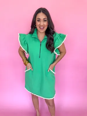 Breezy Daydreaming Dress - Green