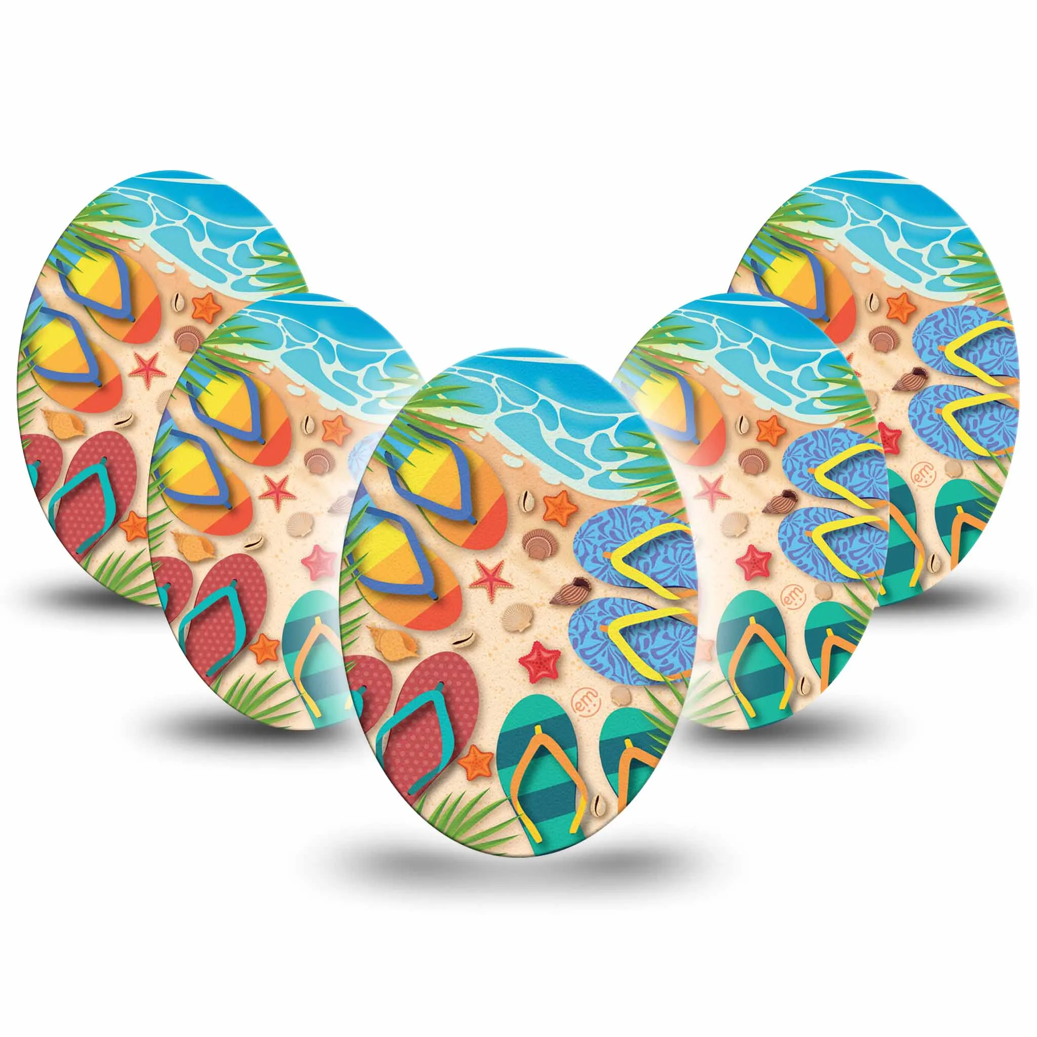 Flip Flops Medtronic Guardian Enlite Universal Oval Tape
