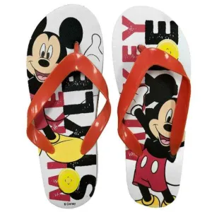 Game Kids Mickey Mouse White Summer Flip Flops Footwear