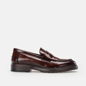 NAPOLI EN CUIR DÉMASCABLE MARRON