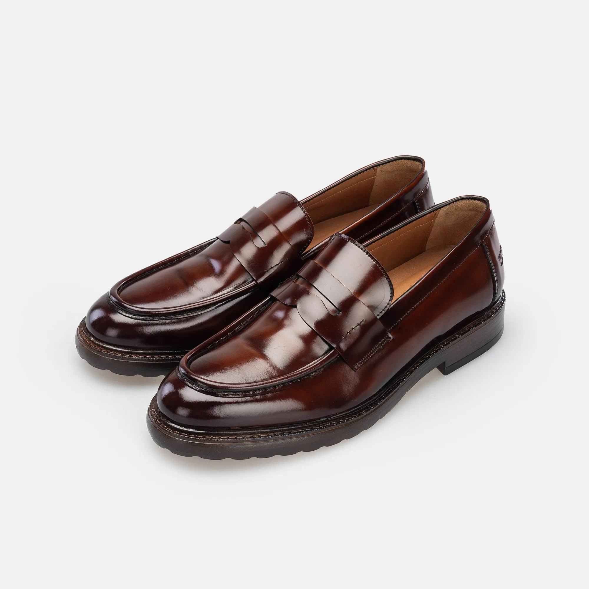 NAPOLI EN CUIR DÉMASCABLE MARRON
