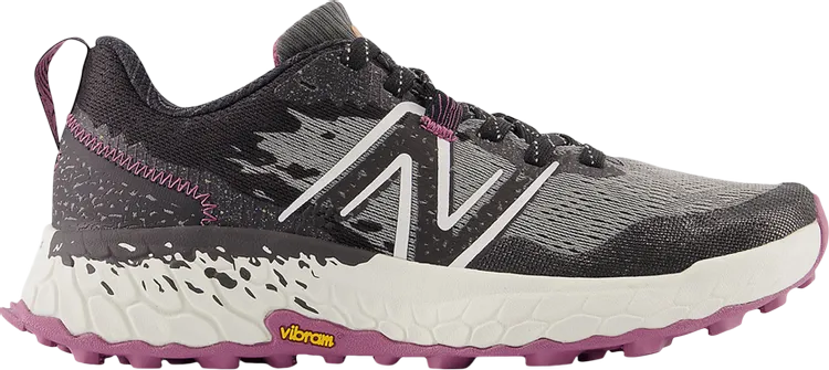 New Balance Wmns Fresh Foam X Hierro v7 'Castlerock Raisin' sneakers, gray