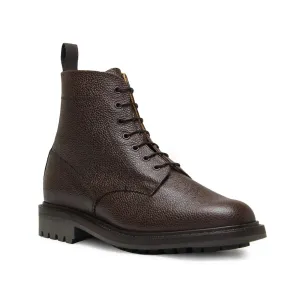 Peeble Grain Kelso Boot / Walnut