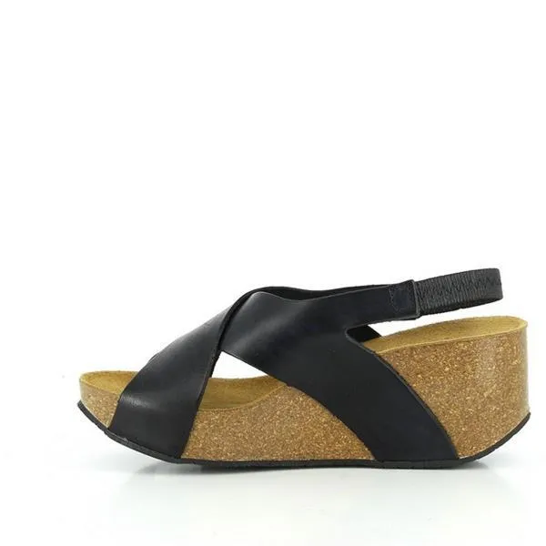Plakton 275027 Coal Cross-Strap Wedges