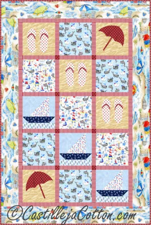 Summer at the Beach Quilt Pattern CJC-53171w  - Wholesale Product