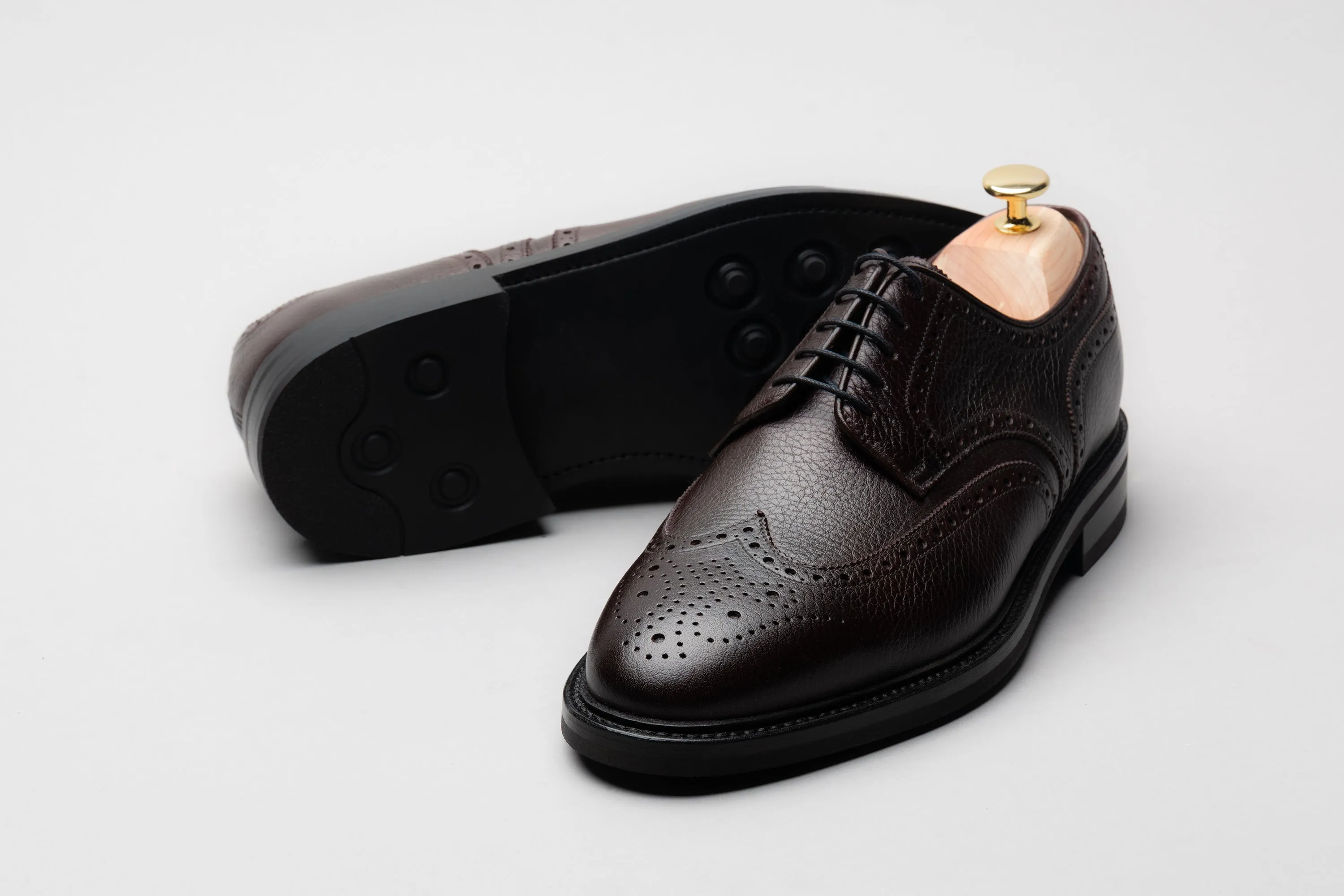 The Derby - Burgundy Grain