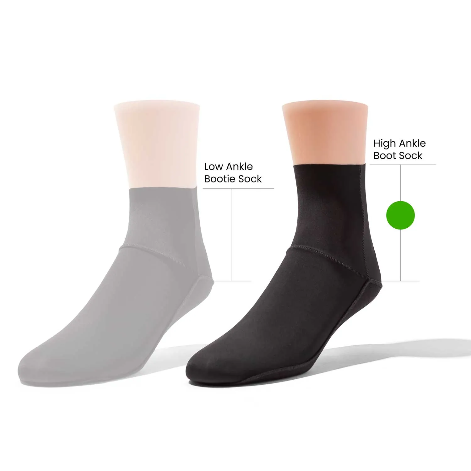 Ultra Thin InvisiLite Quarter Socks for Ankle Boots | BLACK 4 Pairs