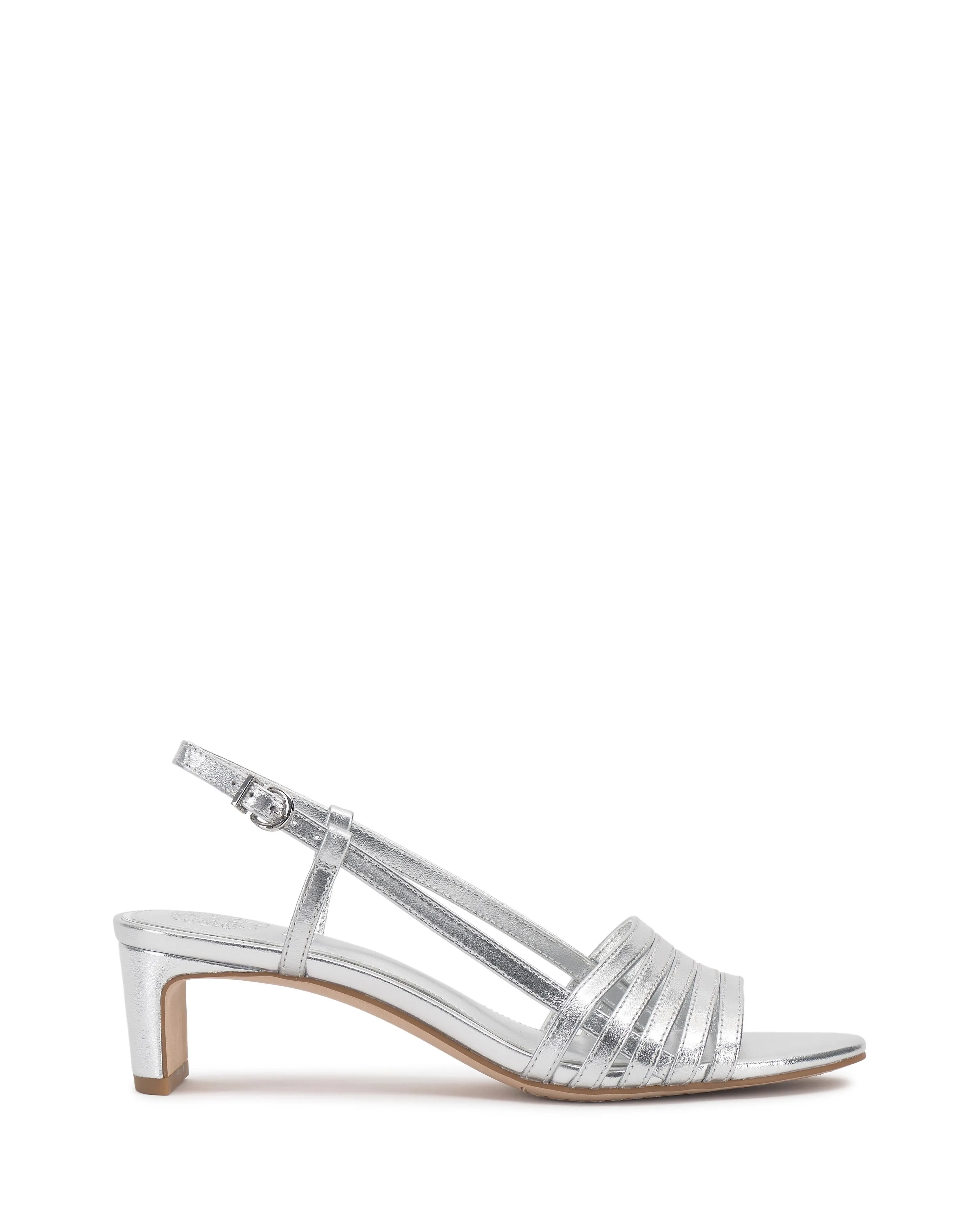 Vince Camuto Women's Layton Lux Silver/Metallic Nappa M