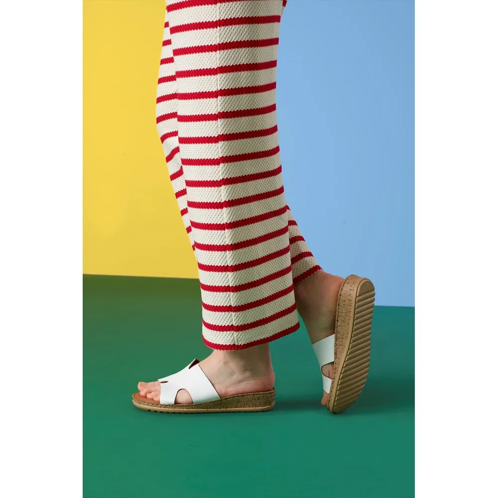 White Eloise Mule Sandals